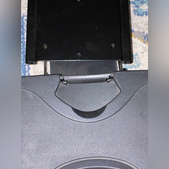 Under Desk Retractable Keyboard Tray with supply compartments - Picture 7 of 7